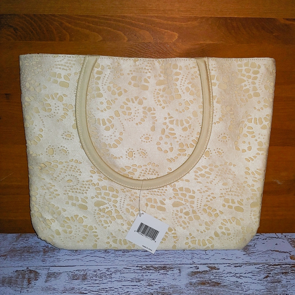 Nordstrom handbag with lace front